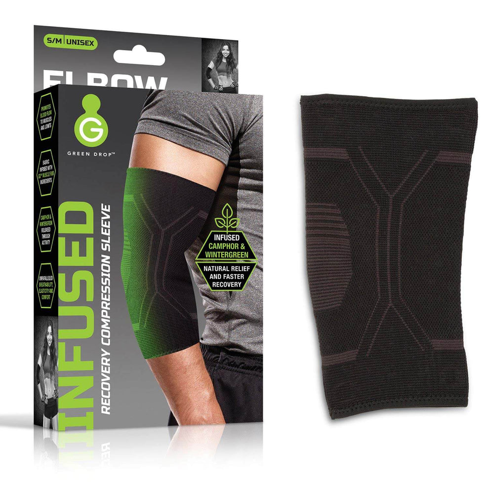 Green Drop Elbow compression Sleeve