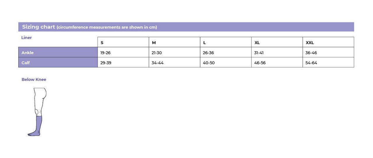 Sigvaris Transition Liner 10-15mmHg