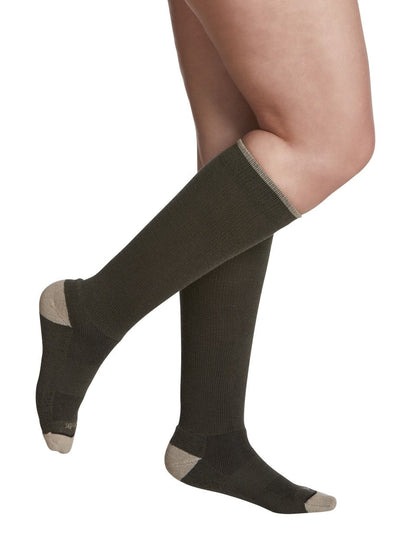Sigvaris 420 Merino Outdoor Compression Socks 15-20 mmHg Calf High For Unisex Closed Toe