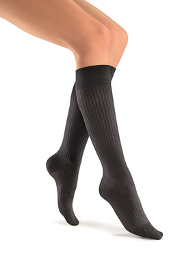 JOBST soSoft Compression Socks 20-30 mmHg Knee High Ribbed Closed Toe