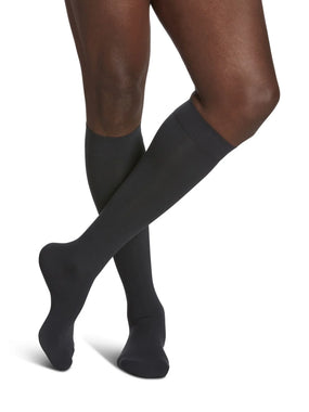 Sigvaris 230 Essential Cotton Compression Socks 20-30 mmHg Calf High for Men Closed Toe