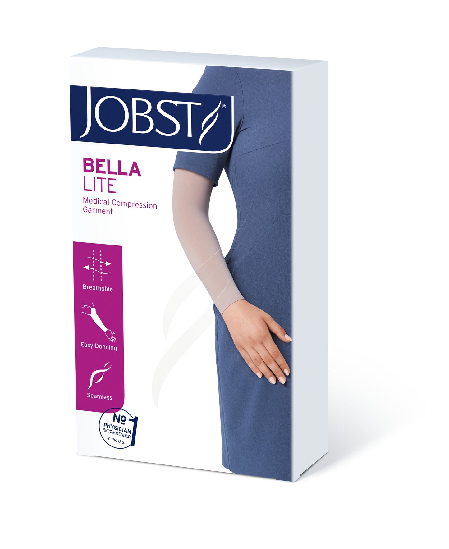 JOBST Bella Lite Armsleeve 20-30 mmHg with Silicone Arm Band