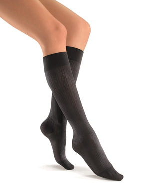 JOBST soSoft Compression Socks 20-30 mmHg Knee High Brocade Closed Toe