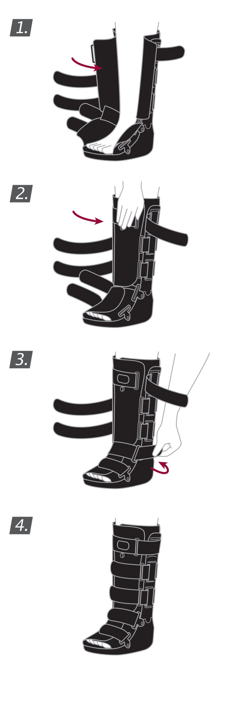 Jobst Actimove Professional Line Standard Walker HIGH