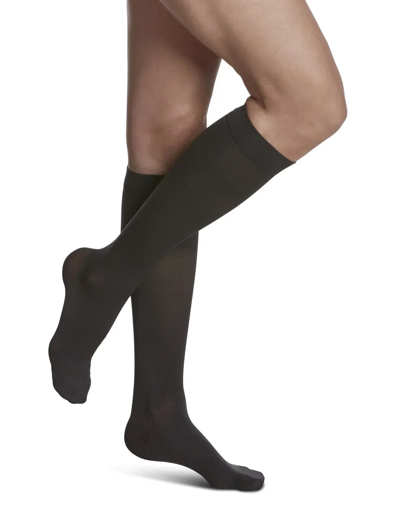 Sigvaris 840 Soft Opaque Compression Socks 30-40 mmHg Calf High for Female Closed Toe