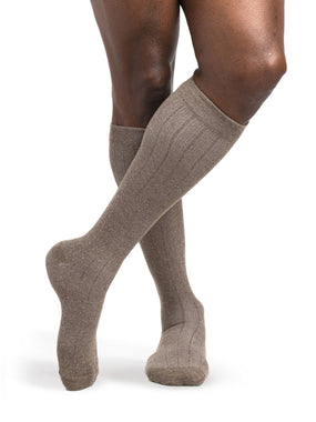 Sigvaris 250 Linen Compression Socks 20-30 mmHg Calf High For Men Closed Toe