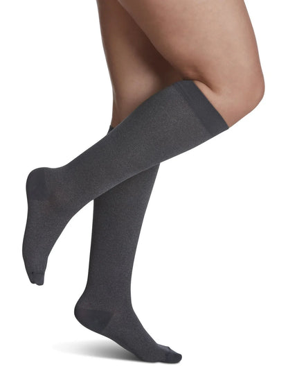 Sigvaris 830 Microfiber Pattern Compression Socks 20-30 mmHg Calf High for Female Closed Toe