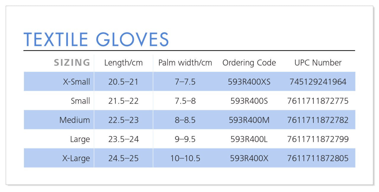 Sigvaris Textile Gloves