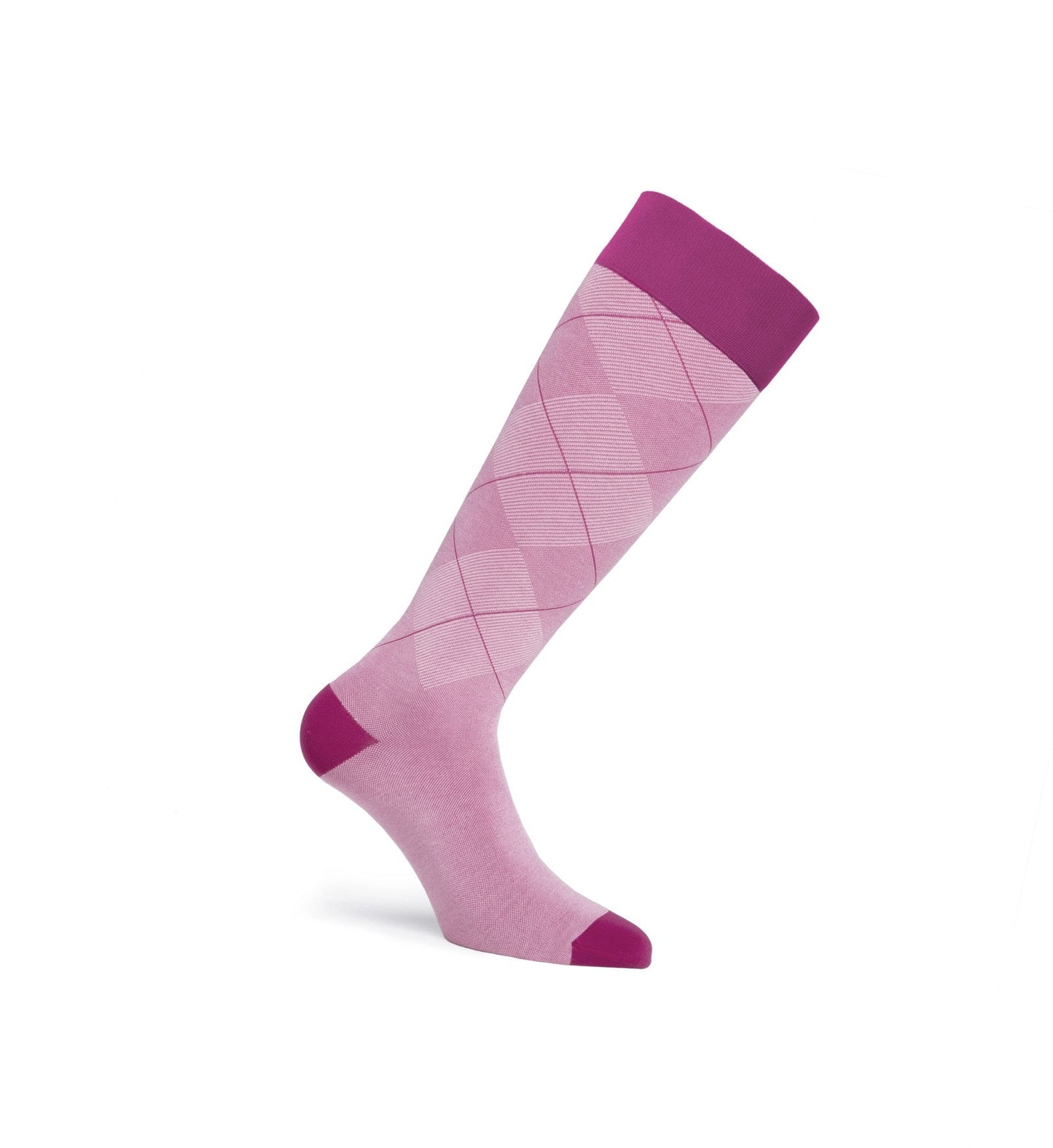 JOBST Casual Pattern Compression Socks 15-20 mmHg, Knee High, Closed Toe Long Length