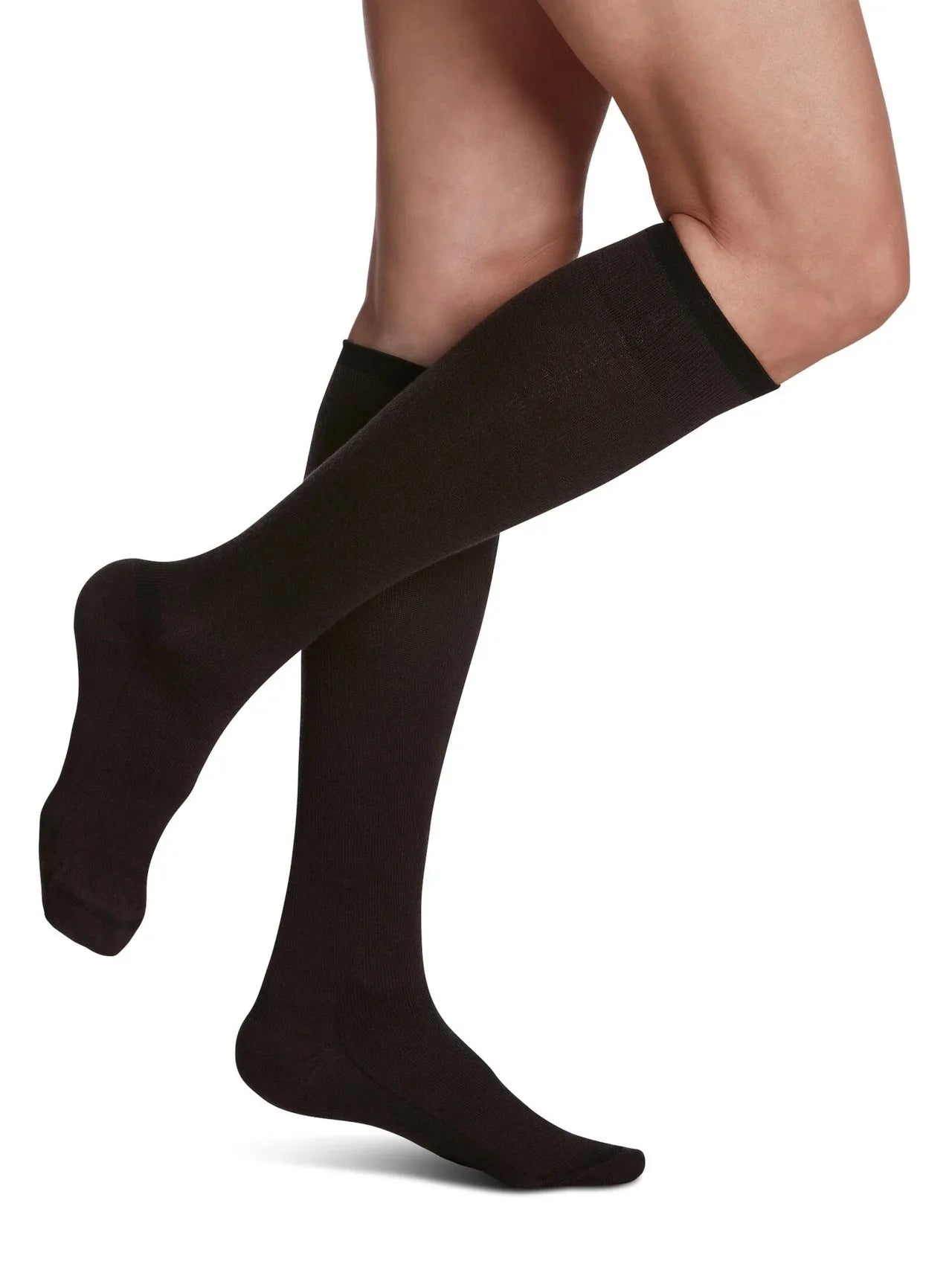 Sigvaris 150 All Season Merino Wool Compression Socks 15-20 mmHg Calf High For Women Closed Toe