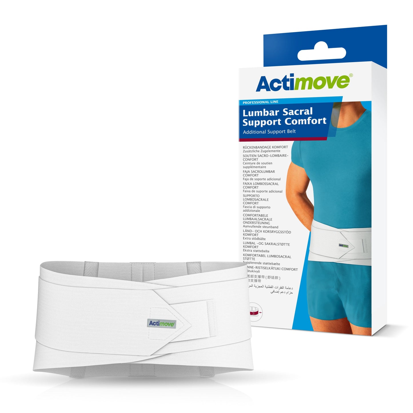 Jobst Actimove Professional Line Lumbar Sacral Support Comfort with Additional Support Belt